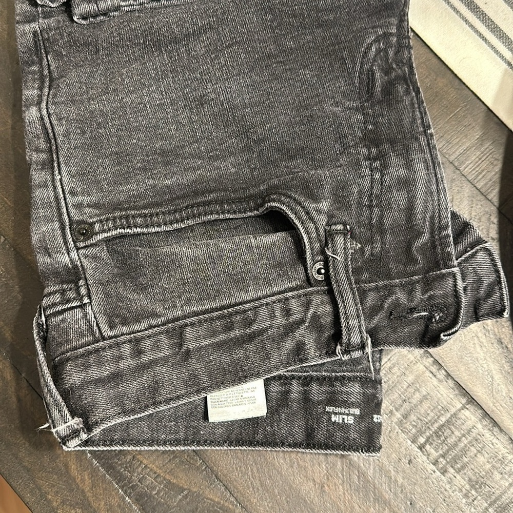 old navy men black jeans slim built in flex 30x32 - Picture 4 of 7
